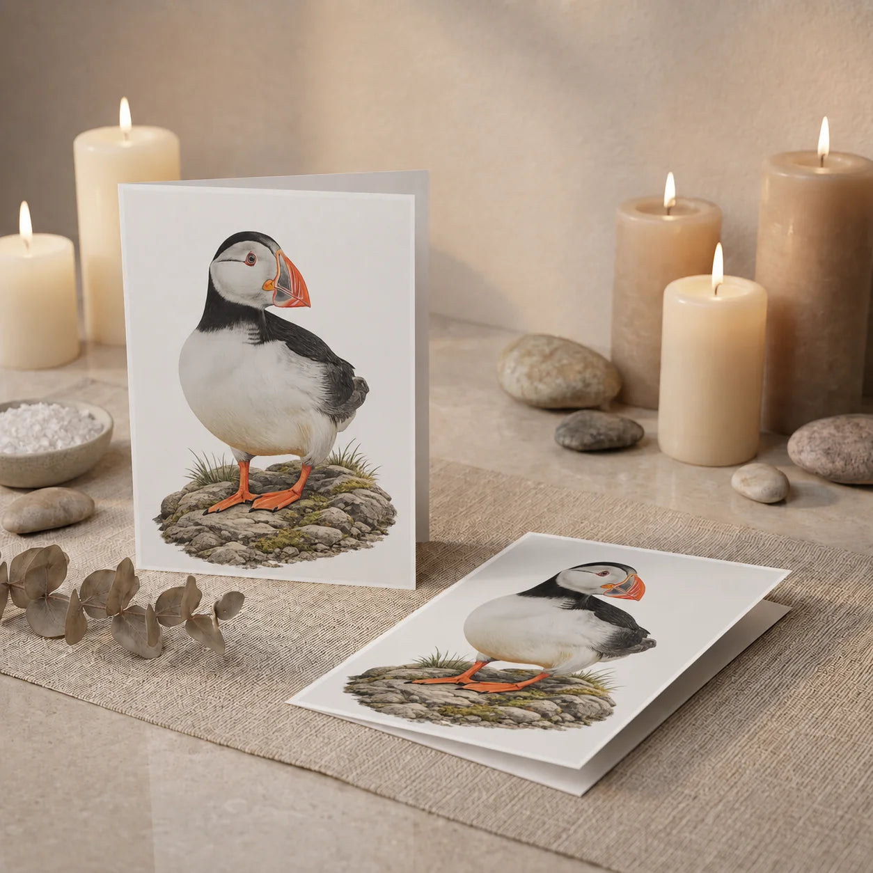 Puffin Rocks Greeting Cards (pack of 10 cards, A6)