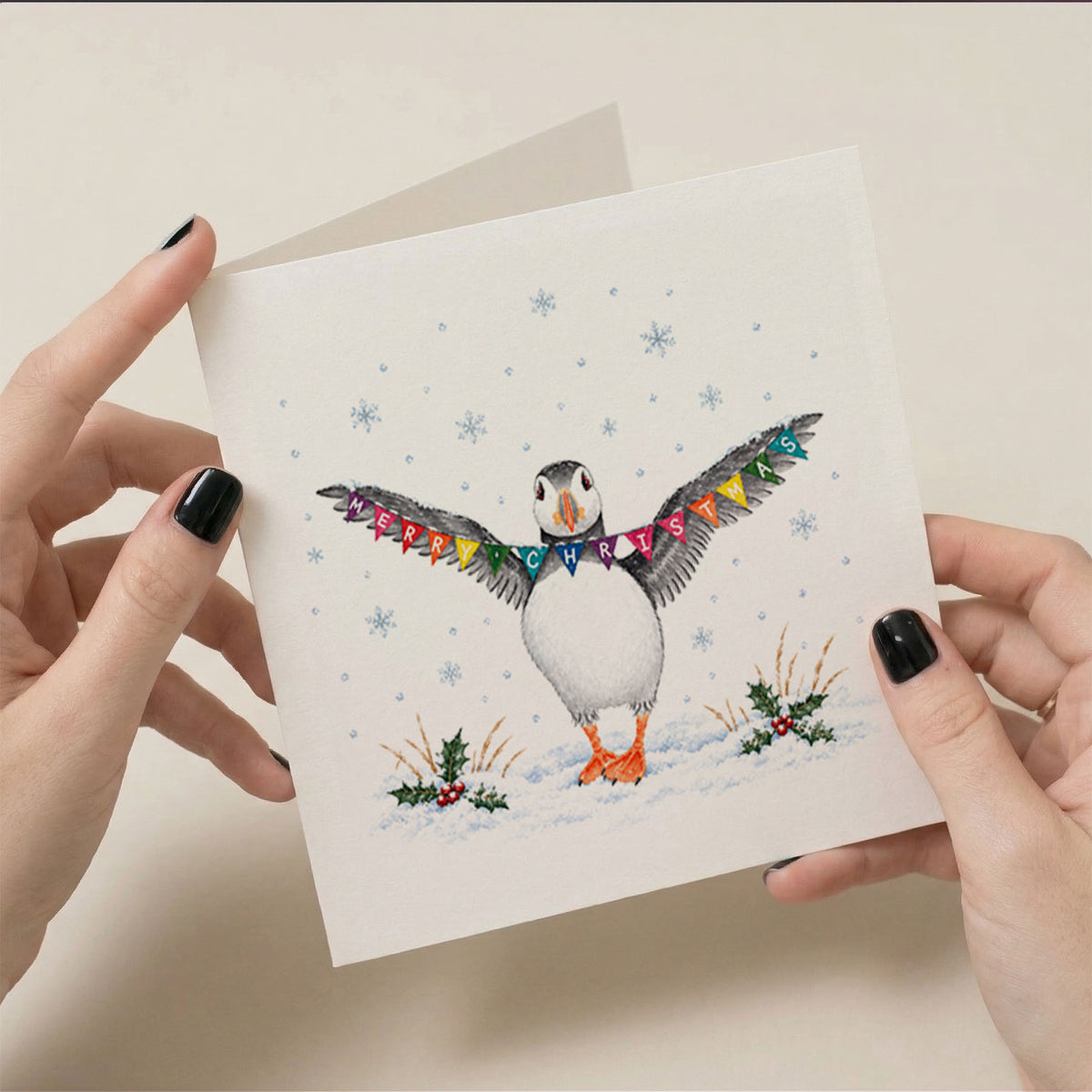 PP-GRE-6x6-ENVELOPE - Square Greetings Cards Mockup