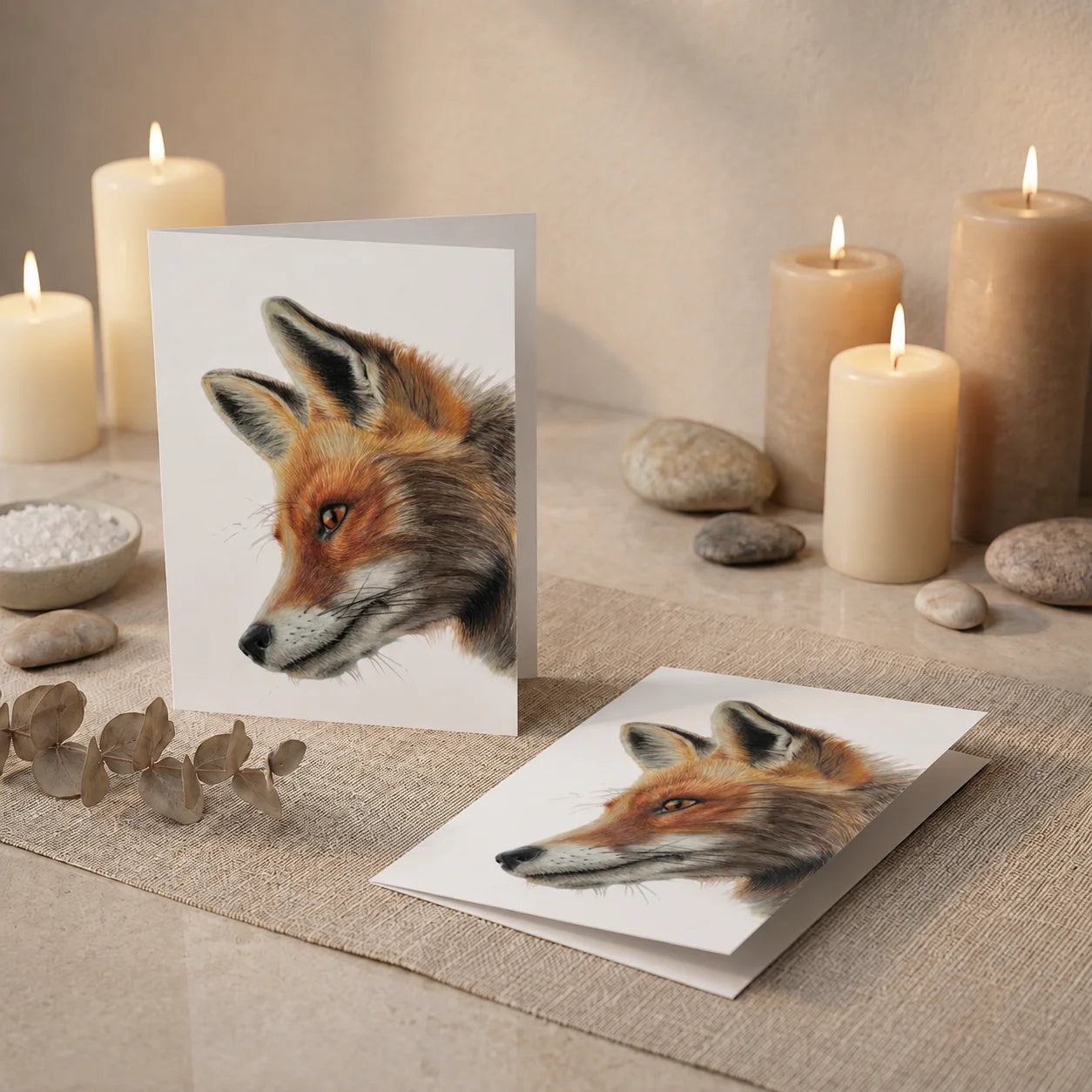 Fox Greeting Cards (pack of 10 cards, A6)